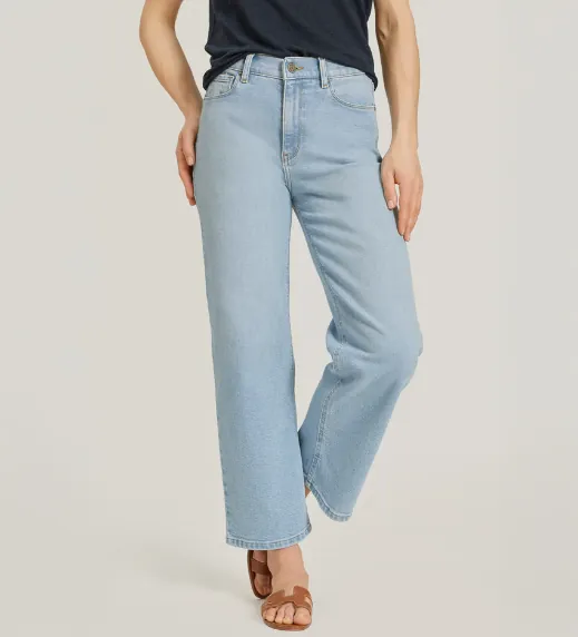 High Rise Cropped Straight Leg Hubert 
